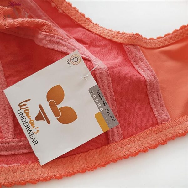 سوتین زنانه ماییلدا مدل بدون فنر کد 5047 رنگ گلبهی