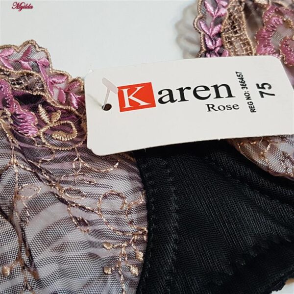 ست شورت و سوتین زنانه کارنا رز مدل فنردار کد 5035-5005-1 رنگ مشکی