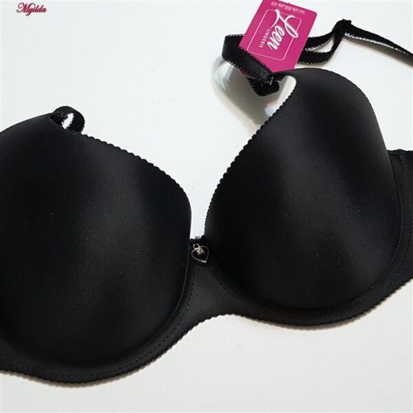 سوتین زنانه لین مدل فنردار پوش آپ کد 4680-704 رنگ مشکی