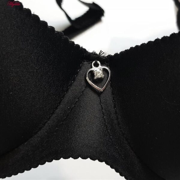 سوتین زنانه لین مدل فنردار پوش آپ کد 4680-704 رنگ مشکی