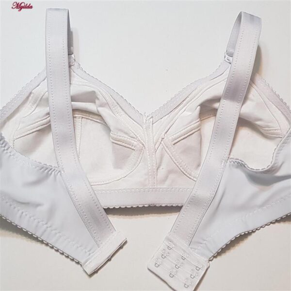 سوتین زنانه ماییلدا مدل بدون فنر کد 5053 رنگ سفید