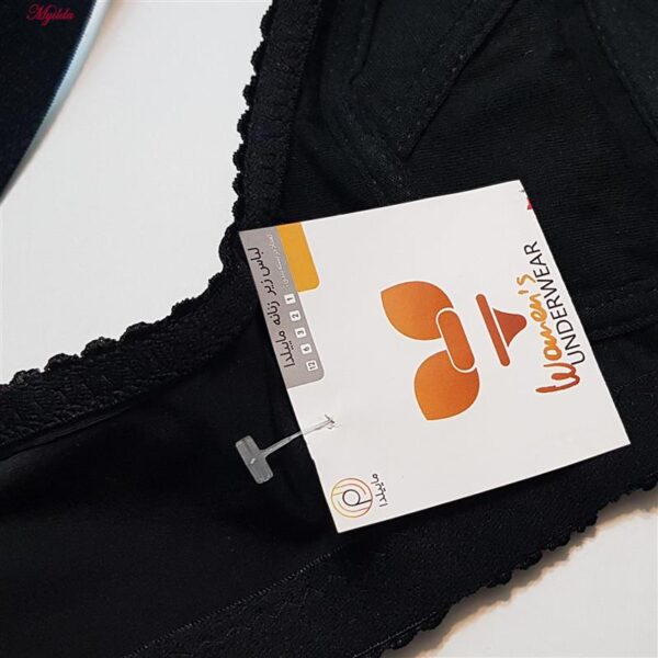 سوتین زنانه ماییلدا مدل بدون فنر کد 5053 رنگ مشکی