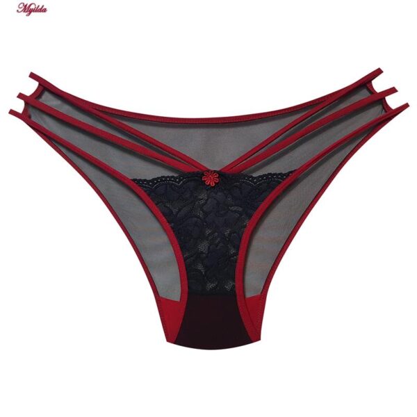 ست شورت و سوتین زنانه پانیذ مدل گیپور گلدار کد 9007 رنگ زرشکی