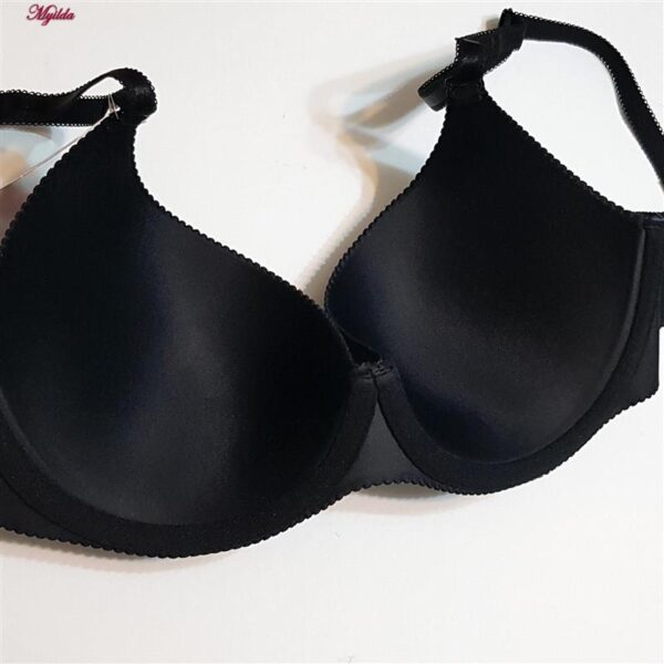 سوتین زنانه لین مدل فنردار پوش آپ کد 4680-704 رنگ مشکی