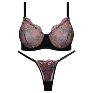 ست شورت و سوتین زنانه کارنا رز مدل فنردار کد 5035-5005-1 رنگ مشکی