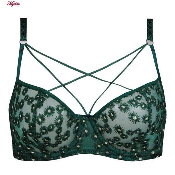 ست شورت و سوتین زنانه کارنا رز مدل فنردار کد 5031-2057 رنگ سبز