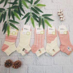 جوراب مچی رنگ کالباسی طرح دار کد n-1041