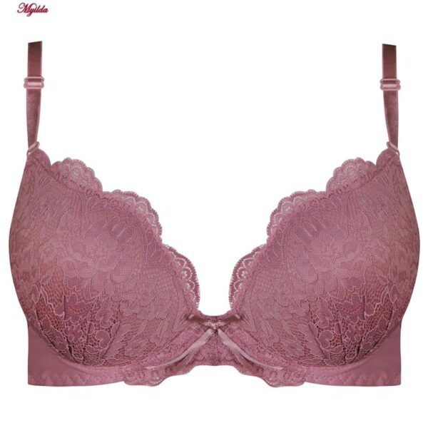 ست شورت و سوتین زنانه پدلی مدل بند متحرک فنردار کد 5118-P138 رنگ کالباسی