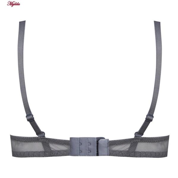 ست شورت و سوتین زنانه برتا مدل فنردار کد 5100-2420-GG رنگ نقره ای