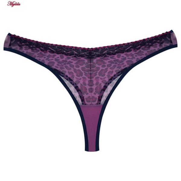 ست شورت و سوتین زنانه برتا مدل فنردار پلنگی کد 5100-2420-BP رنگ بنفش