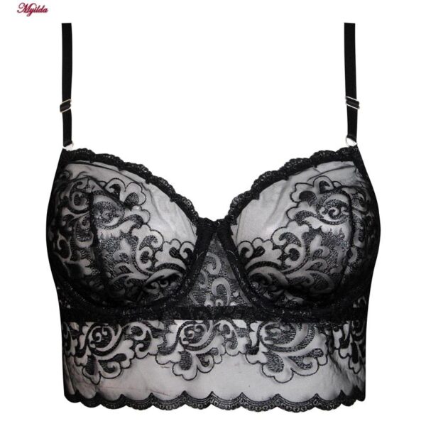 ست شورت و سوتین زنانه برتا مدل فنردار کد 5109-4088-AB رنگ مشکی