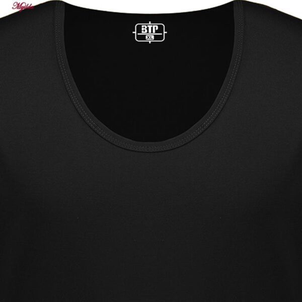 زیرپوش آستین دار مردانه برهان تن پوش مدل 1002-2 رنگ مشکی بسته 2 عددی