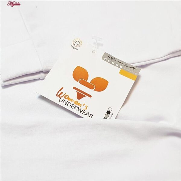 بادی آستین بلند زنانه ماییلدا مدل 3684-1395 رنگ سفید