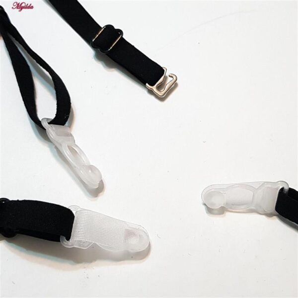 ست شورت و سوتین زنانه برتا مدل فنردار کد 5107-4030-RB رنگ مشکی به همراه نگهدارنده جوراب