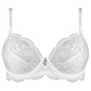 سوتین زنانه لین مدل فنردار کد 4680-513 رنگ سفید