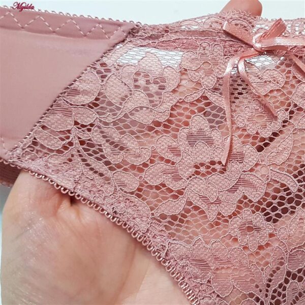 ست شورت و سوتین زنانه پدلی مدل بند متحرک فنردار کد 5129-P139 رنگ کالباسی