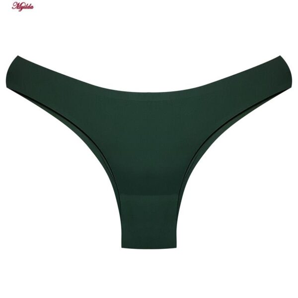 شورت زنانه ماییلدا مدل لیزری کد 5078-602-2 رنگ سبز تیره