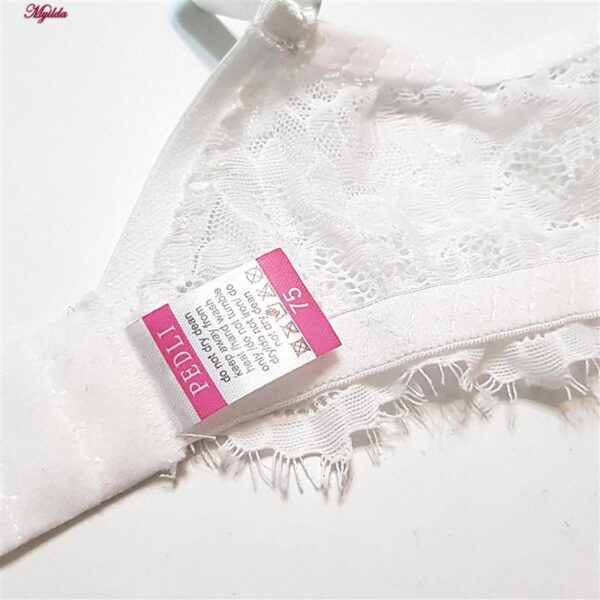 ست شورت و سوتین زنانه پدلی مدل فنردار کد 5124-P163 رنگ سفید