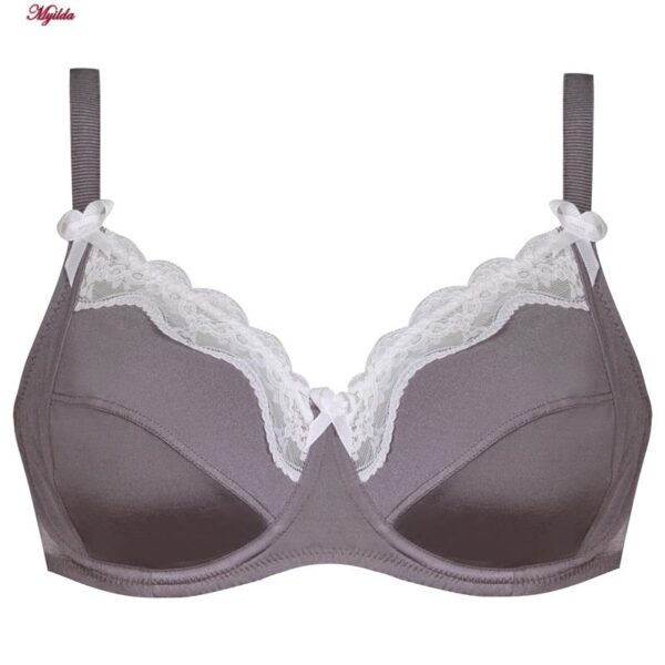 سوتین زنانه لین مدل فنردار کد 4680-608 رنگ بنفش