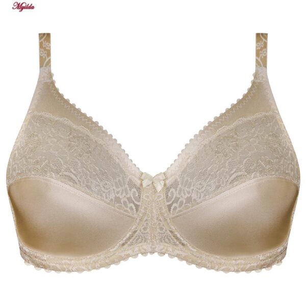 سوتین زنانه شاندرمن مدل Adonis فنردار کد 5080-2240-26 رنگ کرم