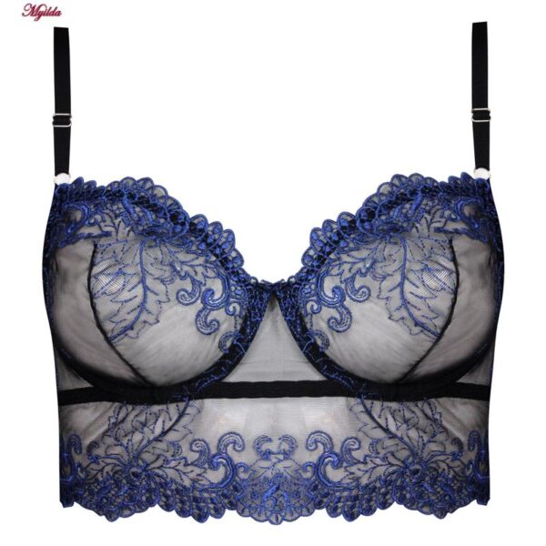 ست شورت و سوتین زنانه برتا مدل فنردار کد 5113-2088-QB رنگ مشکی