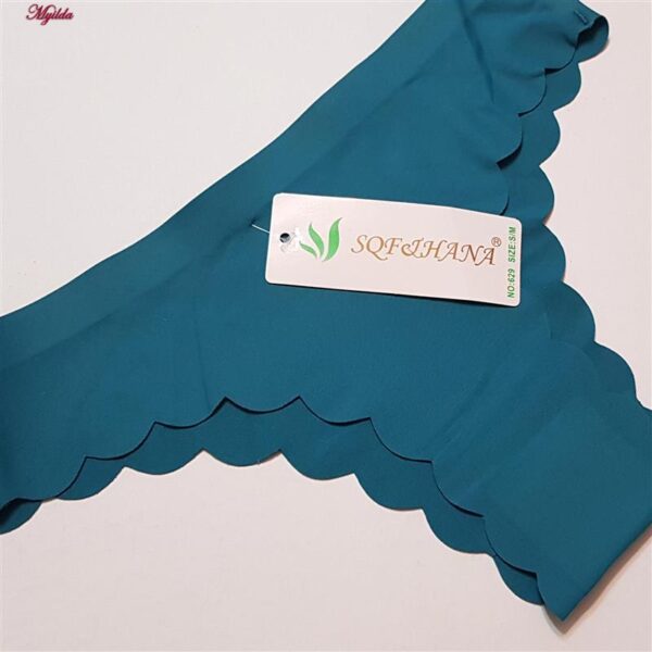 شورت زنانه اس کیو اف هانا مدل لیزری کد 4978 رنگ آبی