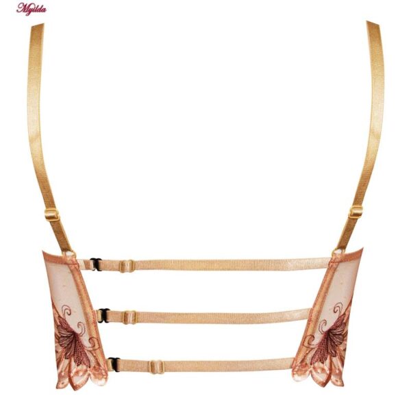 ست شورت و سوتین زنانه برتا مدل فنردار کد 5128-6080-LC رنگ گلبهی