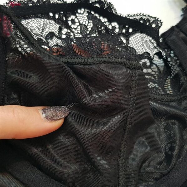 سوتین زنانه لین مدل فنردار کد 4680-513 رنگ مشکی