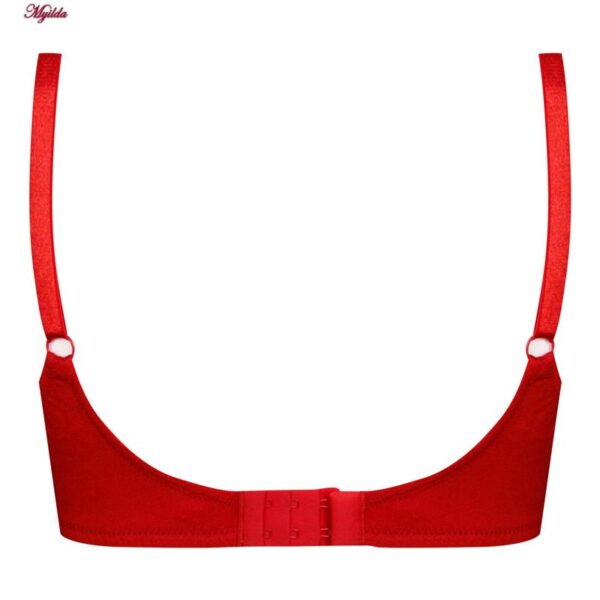 سوتین زنانه لین مدل فنردار کد 4680-606 رنگ قرمز