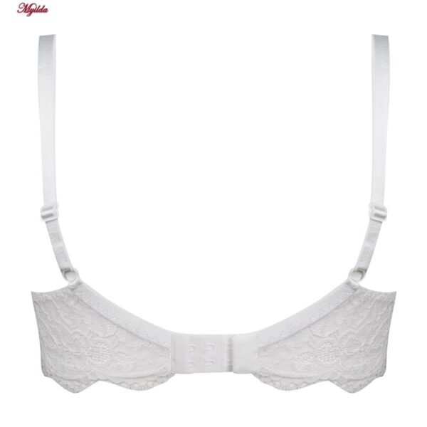 ست شورت و سوتین زنانه پدلی مدل فنردار کد 5124-P163 رنگ سفید