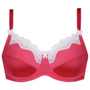 سوتین زنانه لین مدل فنردار کد 4680-608 رنگ سرخابی