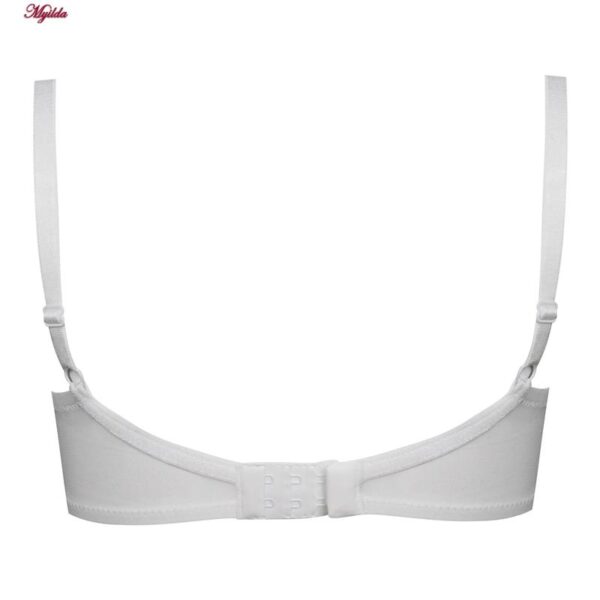 سوتین زنانه برتا مدل ساتن فنردار کد 5117-555-W رنگ سفید