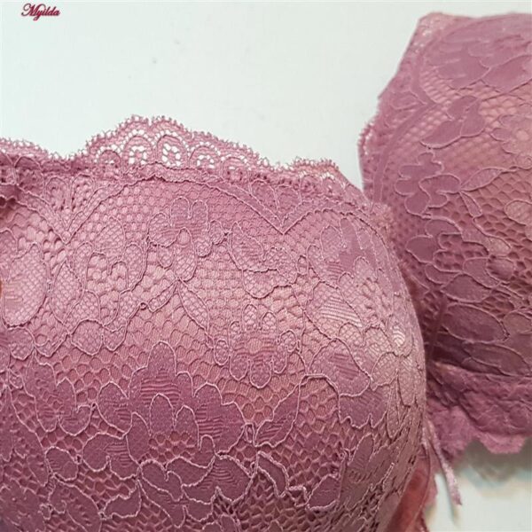 ست شورت و سوتین زنانه پدلی مدل بند متحرک فنردار کد 5118-P138 رنگ کالباسی