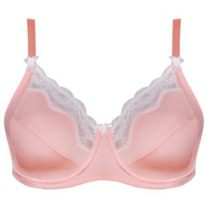 سوتین زنانه لین مدل فنردار کد 4680-608 رنگ گلبهی