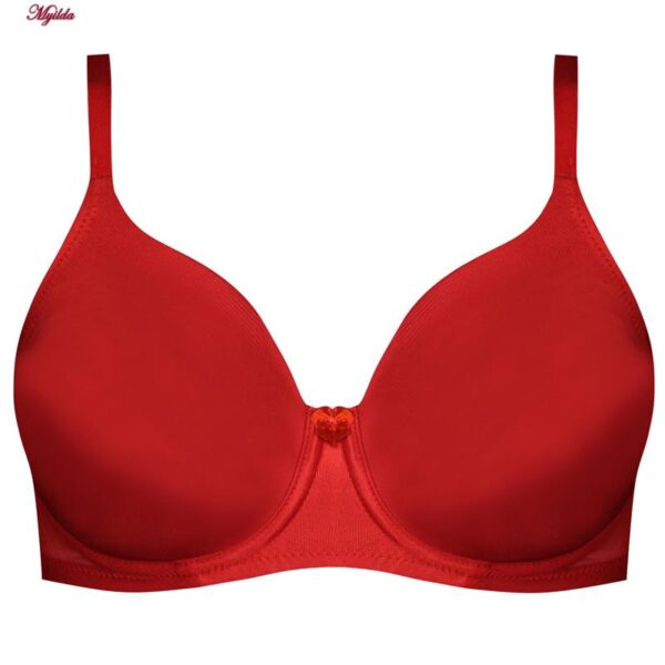 سوتین زنانه برتا مدل ساتن فنردار کد 5117-555-R رنگ قرمز