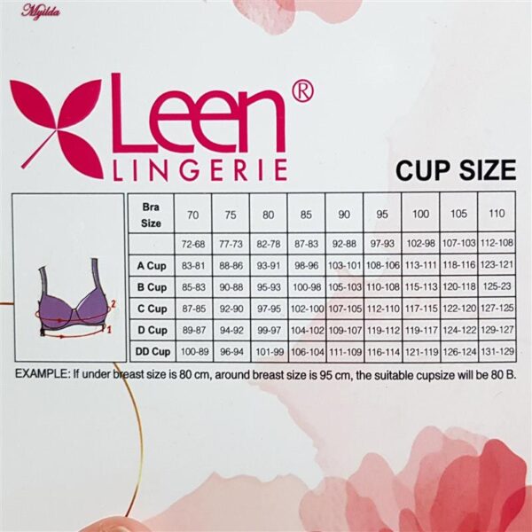 سوتین زنانه لین مدل فنردار کد 4680-745 رنگ سفید