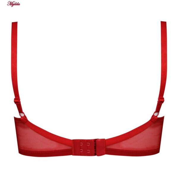 سوتین زنانه برتا مدل ساتن فنردار کد 5117-555-R رنگ قرمز