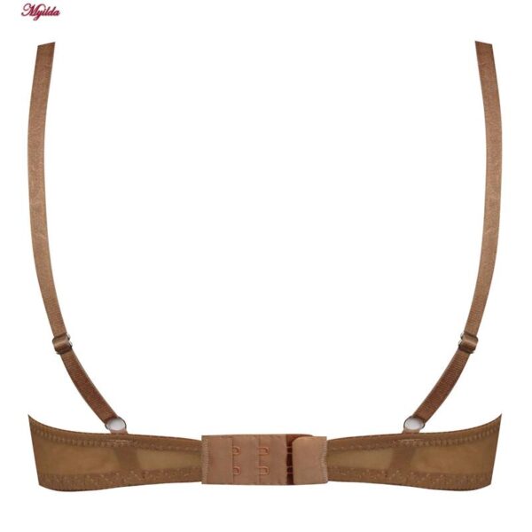 ست شورت و سوتین زنانه برتا مدل فنردار کد 5100-2420-BR رنگ قهوه ای