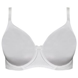 سوتین زنانه برتا مدل ساتن فنردار کد 5117-555-W رنگ سفید