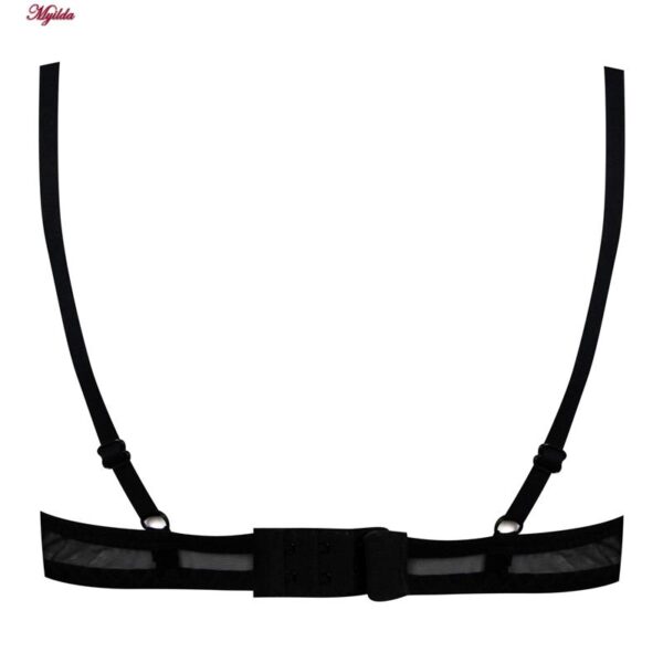 ست شورت و سوتین زنانه برتا مدل فنردار کد 5100-2420-DB رنگ مشکی