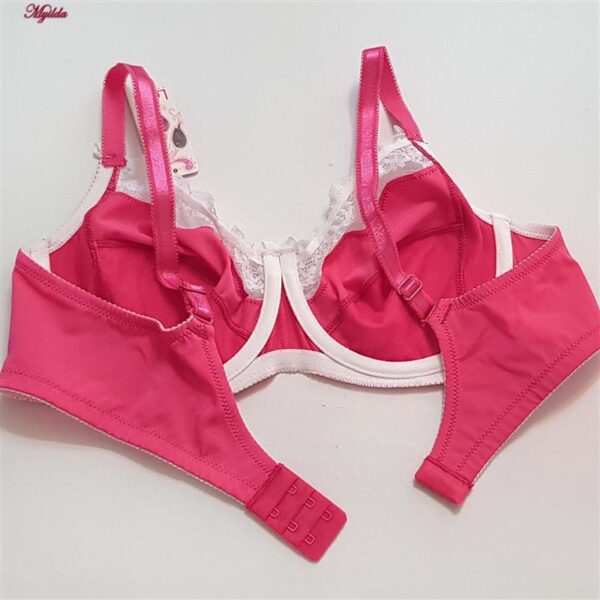 سوتین زنانه لین مدل فنردار کد 4680-608 رنگ سرخابی