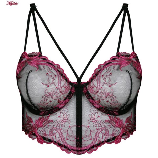 ست شورت و سوتین زنانه برتا مدل فنردار کد 5112-2511-EB رنگ مشکی