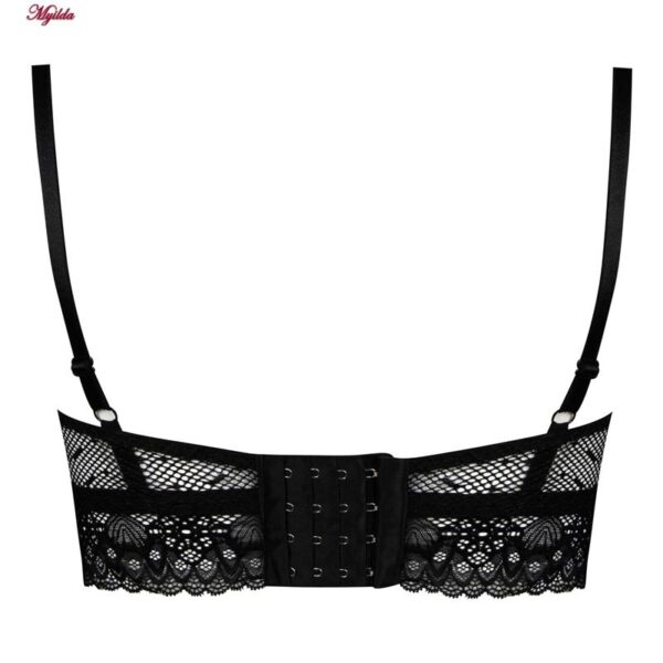 ست شورت و سوتین زنانه برتا مدل فنردار کد 5120-6077-RB رنگ مشکی