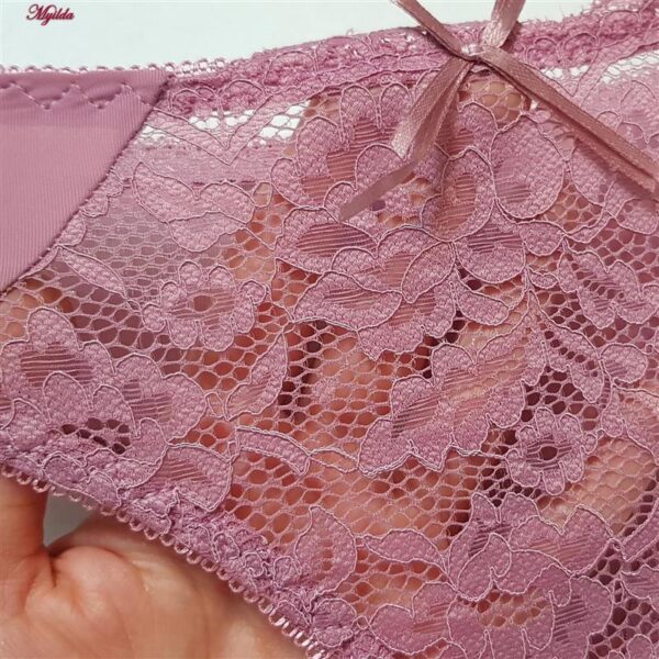 ست شورت و سوتین زنانه پدلی مدل بند متحرک فنردار کد 5118-P138 رنگ کالباسی