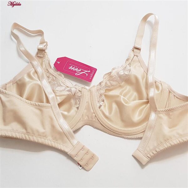 سوتین زنانه لین مدل فنردار کد 4680-745 رنگ کرم