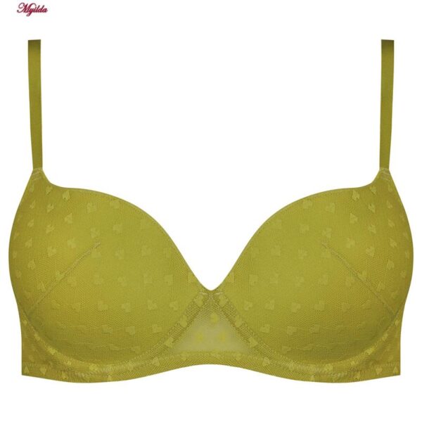 ست شورت و سوتین زنانه برتا مدل فنردار قلبی کد 5132-6020-HG