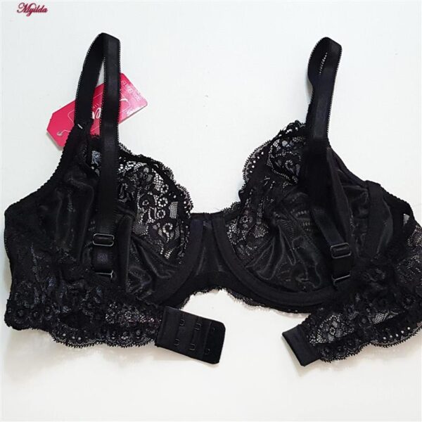 سوتین زنانه لین مدل فنردار کد 4680-513 رنگ مشکی