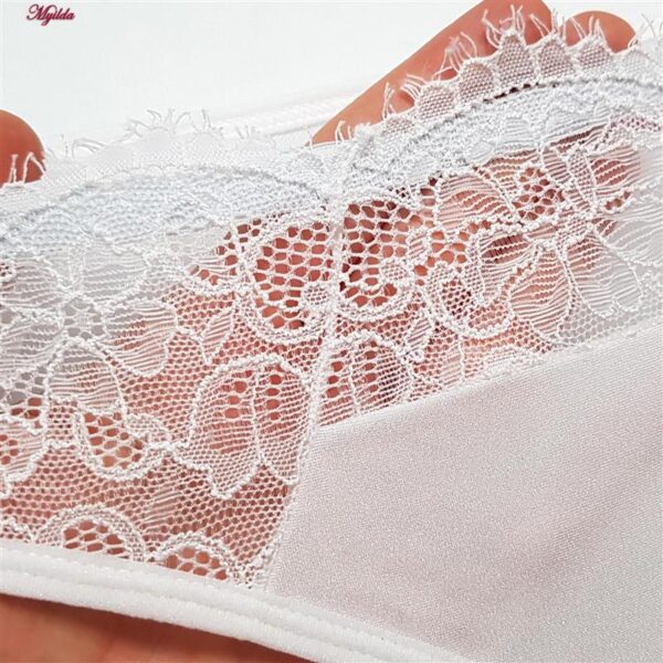 ست شورت و سوتین زنانه پدلی مدل فنردار کد 5124-P163 رنگ سفید