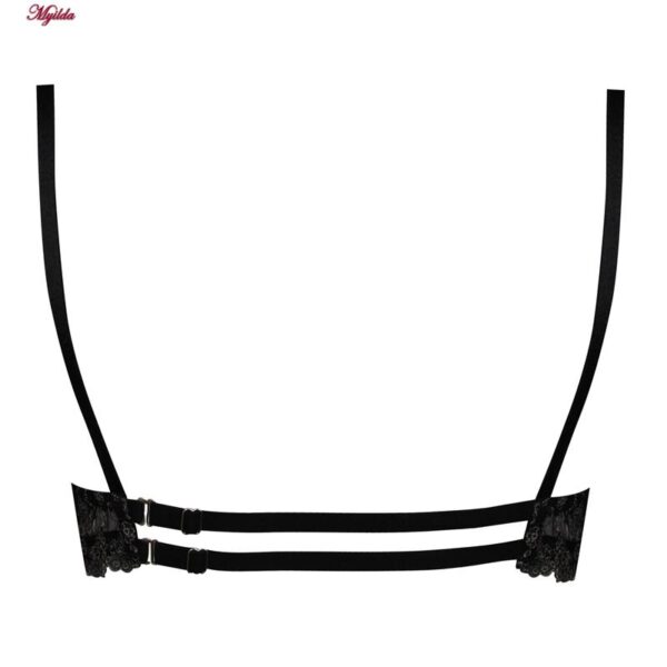 ست شورت و سوتین زنانه برتا مدل فنردار کد 5123-2082-BB رنگ مشکی