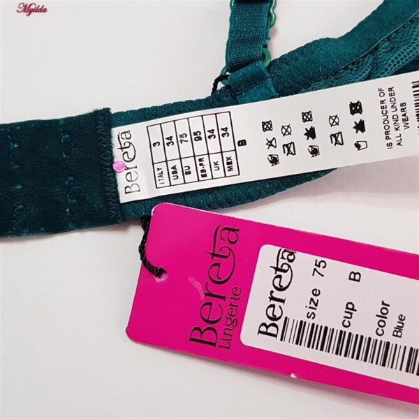 ست شورت و سوتین زنانه برتا مدل فنردار کد 5100-2420-LL رنگ کله غازی